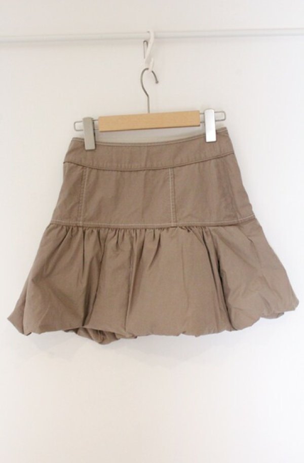 画像3: ヴィヴィアンウエストウッド 中古 / ツイルダウンスカート 1 ベージュ  O-26-04-19-090-sk-YM-OS (3)