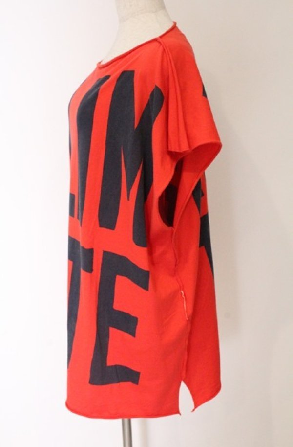 画像2: Worlds End 中古 / CLIMATE REVOLUTION スクエアカットソー  レッド  O-26-04-19-008-to-YM-OS (2)