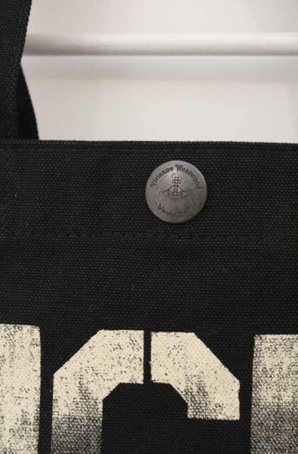 画像2: ANGLOMANIA 中古 / ロゴトートバッグ  ブラック  O-26-04-19-093-ba-IG-OS (2)