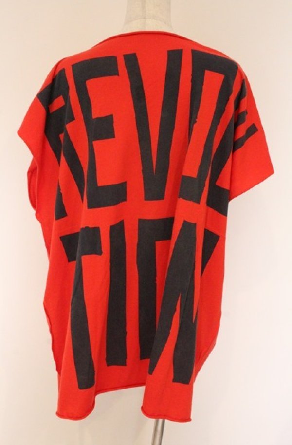 画像3: Worlds End 中古 / CLIMATE REVOLUTION スクエアカットソー  レッド  O-26-04-19-008-to-YM-OS (3)