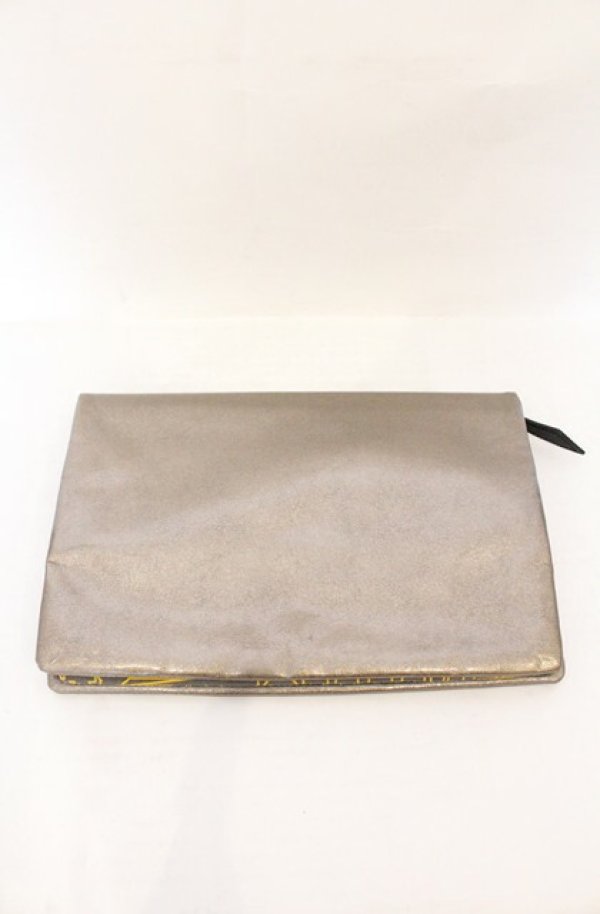 画像3: ANGLOMANIA 中古 / ラメクラッチバッグ  ゴールド  O-26-04-19-094-ba-IG-OS (3)