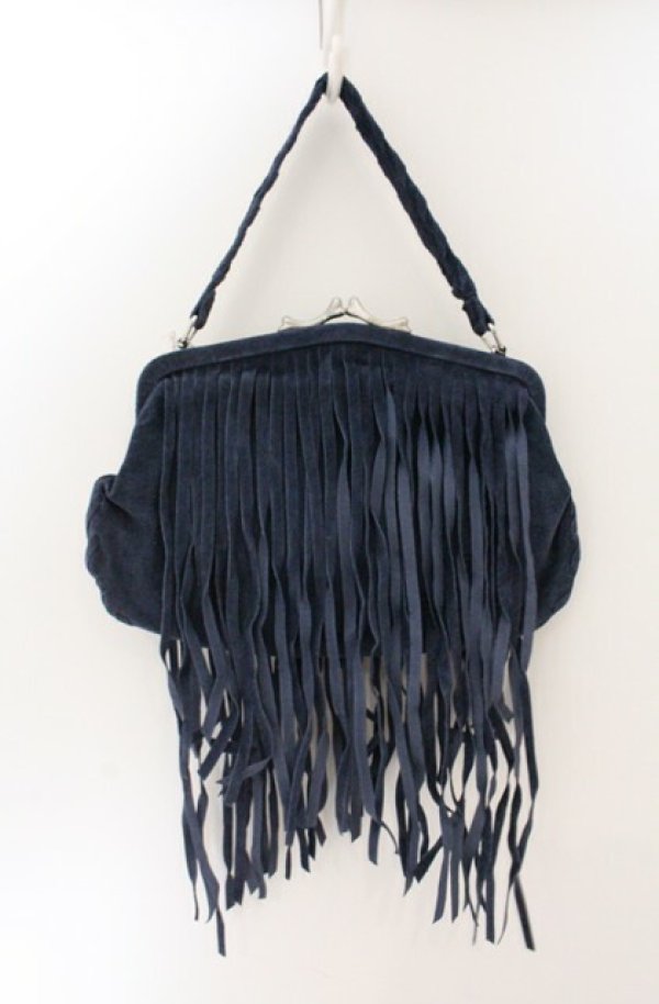 画像2: ヴィヴィアンウエストウッド 中古 / ランチョー ガマ口バッグ  ブルー  O-26-04-19-095-ba-IG-OS (2)