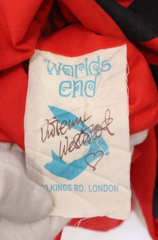 画像4: Worlds End 中古 / CLIMATE REVOLUTION スクエアカットソー  レッド  O-26-04-19-008-to-YM-OS (4)