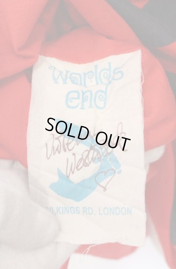 画像4: Worlds End 中古 / CLIMATE REVOLUTION スクエアカットソー  レッド  O-26-04-19-008-to-YM-OS (4)