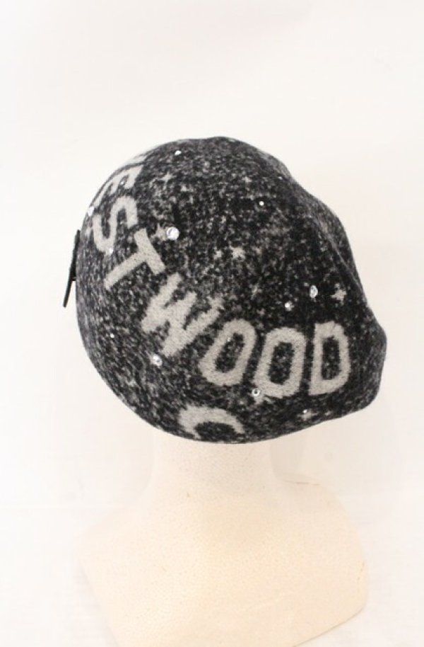 画像2: ヴィヴィアンウエストウッド 中古 / ミルキーウェイベレー帽 M ネイビー  O-26-04-19-098-ha-YM-OS (2)