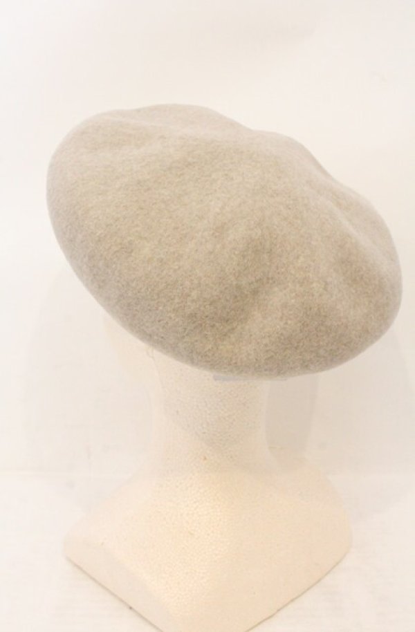 画像2: ヴィヴィアンウエストウッド 中古 / グラフィティオーブベレー帽 S-M ベージュ  O-26-04-19-099-ha-YM-OS (2)