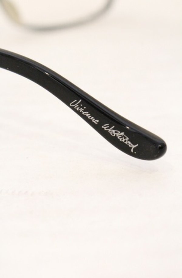 画像4: ヴィヴィアンウエストウッド 中古 / アーマーフレームアイウェア　VW-7036  ブラックｘグレージュ  O-26-04-19-103-gd-YM-OS (4)