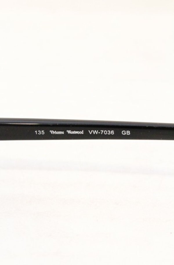 画像6: ヴィヴィアンウエストウッド 中古 / アーマーフレームアイウェア　VW-7036  ブラックｘグレージュ  O-26-04-19-103-gd-YM-OS (6)