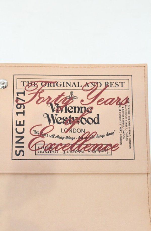 画像5: ヴィヴィアンウエストウッド 中古 / スクイグル大型財布  ホワイトｘブラックｘブルー  O-26-04-19-106-wa-YM-OS (5)