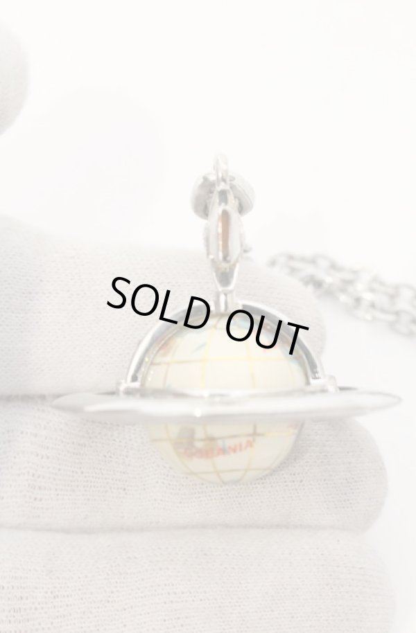 画像4: ヴィヴィアンウエストウッド 中古 / アースグローブネックレス  シルバー  O-26-04-19-114-ac-YM-OS (4)