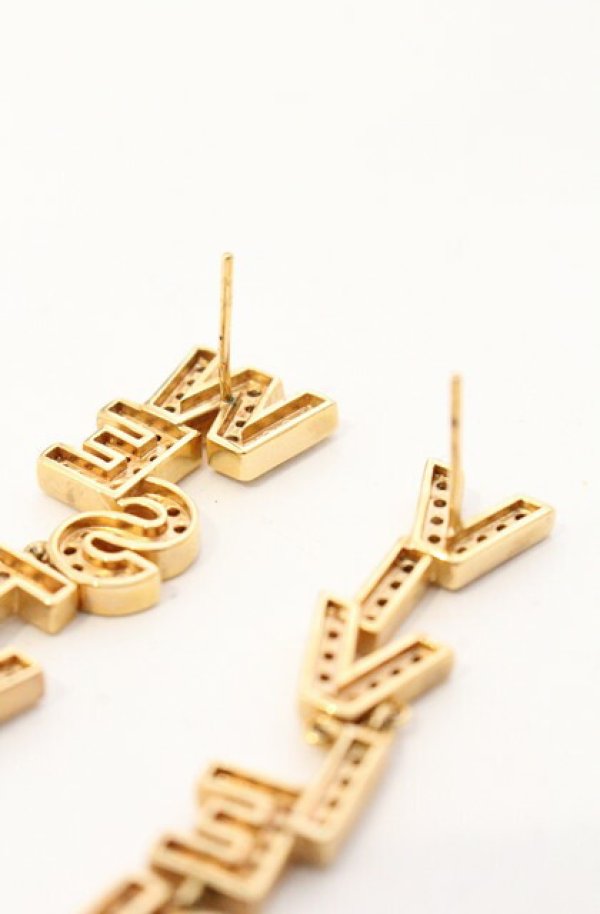 画像3: ヴィヴィアンウエストウッド 中古 / SOHO LARGE ピアス  ゴールド  O-26-04-19-115-ac-YM-OS (3)