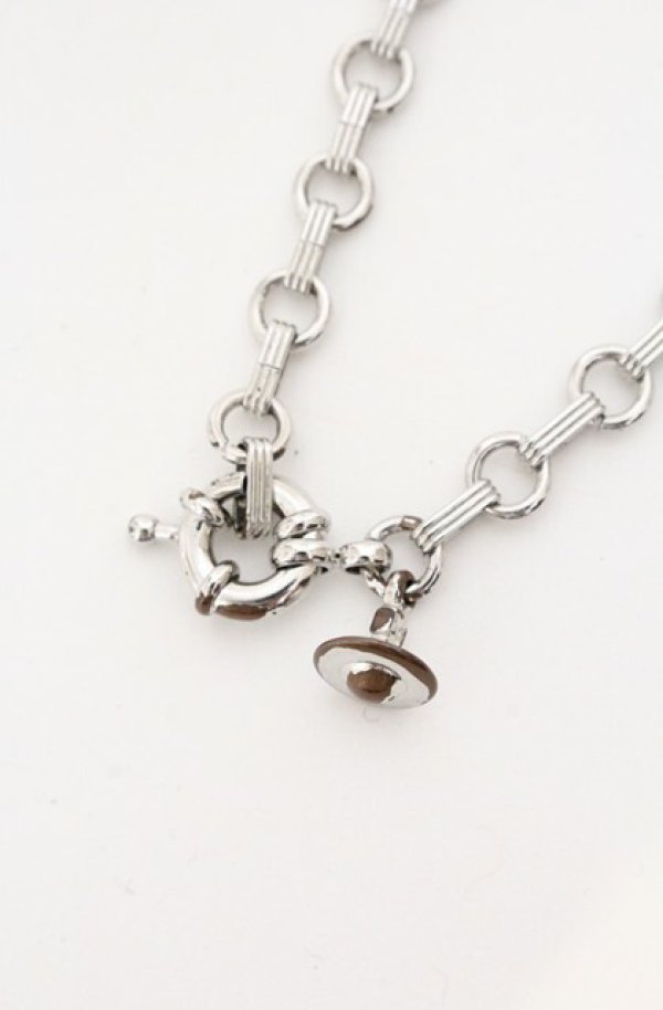 画像2: ヴィヴィアンウエストウッド 中古 / Charm Bracelet Chain（チャームブレスレットチェーン）  シルバー  O-26-04-19-116-ac-YM-OS (2)