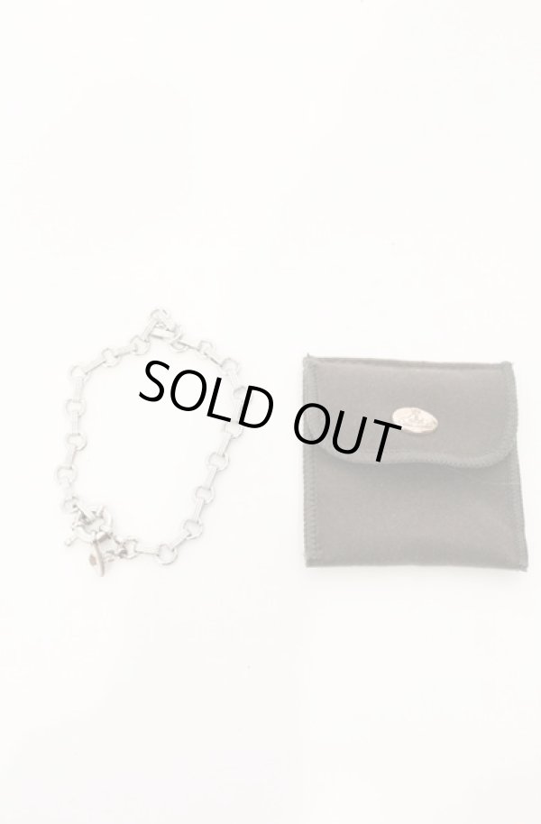 画像3: ヴィヴィアンウエストウッド 中古 / Charm Bracelet Chain（チャームブレスレットチェーン）  シルバー  O-26-04-19-116-ac-YM-OS (3)
