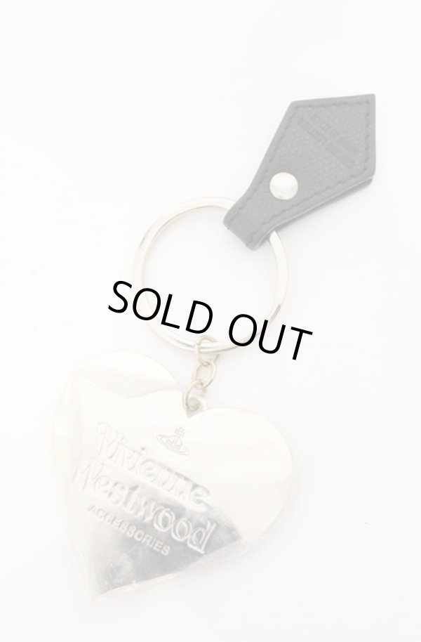画像2: ヴィヴィアンウエストウッド 中古 / GADGET MIRROR HEART ハートキーリング  ブラウン×ゴールド  O-26-04-19-119-gd-IG-OS (2)