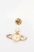 画像2: ヴィヴィアンウエストウッド 中古 / エナメルオーブピンバッチ  ゴールドｘブルー  O-26-04-19-126-gd-YM-OS (2)