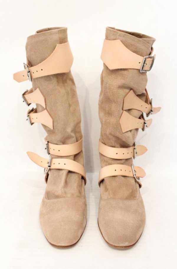 画像2: ヴィヴィアンウエストウッド 中古 / スウェードパイレーツブーツ 6 グレー  O-26-04-19-129-ac-IG-OS (2)