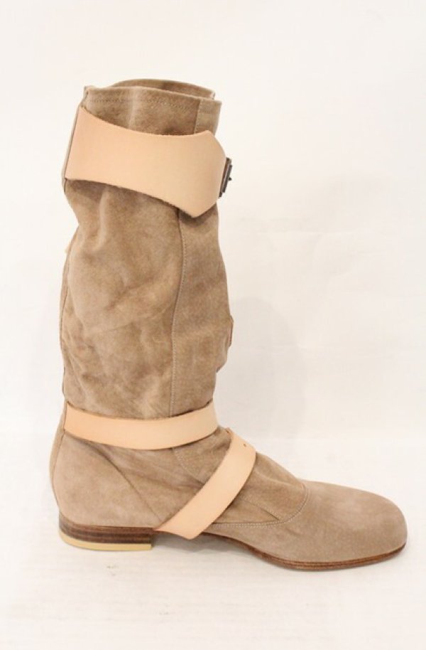 画像4: ヴィヴィアンウエストウッド 中古 / スウェードパイレーツブーツ 6 グレー  O-26-04-19-129-ac-IG-OS (4)