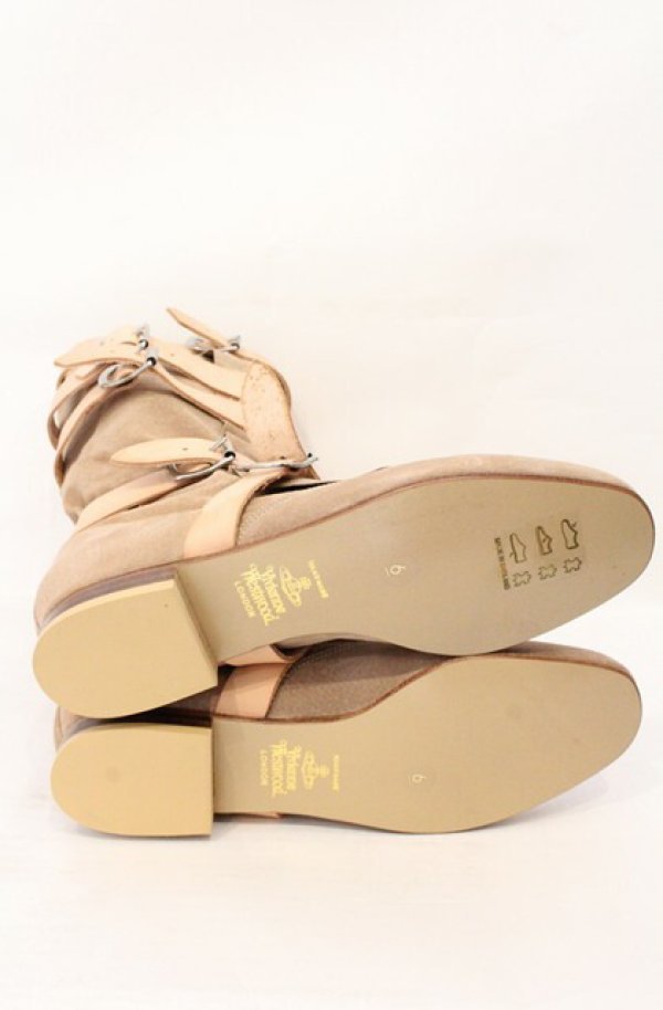 画像6: ヴィヴィアンウエストウッド 中古 / スウェードパイレーツブーツ 6 グレー  O-26-04-19-129-ac-IG-OS (6)