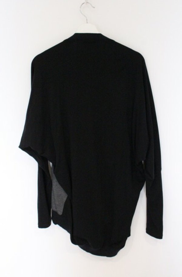 画像4: ヴィヴィアンウエストウッド MAN 中古 / ブロッキングアシンメトリーカーディガン F ブラックｘグレーｘネイビー  O-26-04-19-014-to-YM-OS (4)