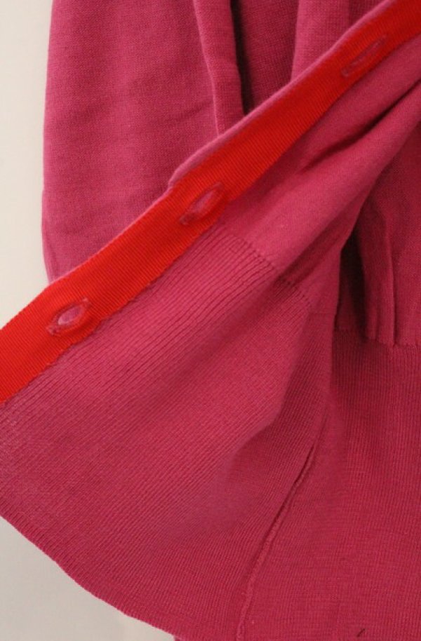 画像6: ヴィヴィアンウエストウッド 中古 / 単色オーブラウンドカラーカーディガン 2 パープル  O-26-04-19-017-to-YM-OS (6)