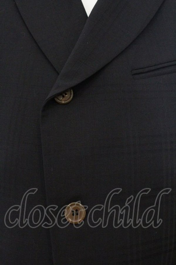 画像2: ヴィヴィアンウエストウッド MAN 中古 / 3ピーススーツ 46 ブラック  O-26-04-26-002-su-YM-OS (2)