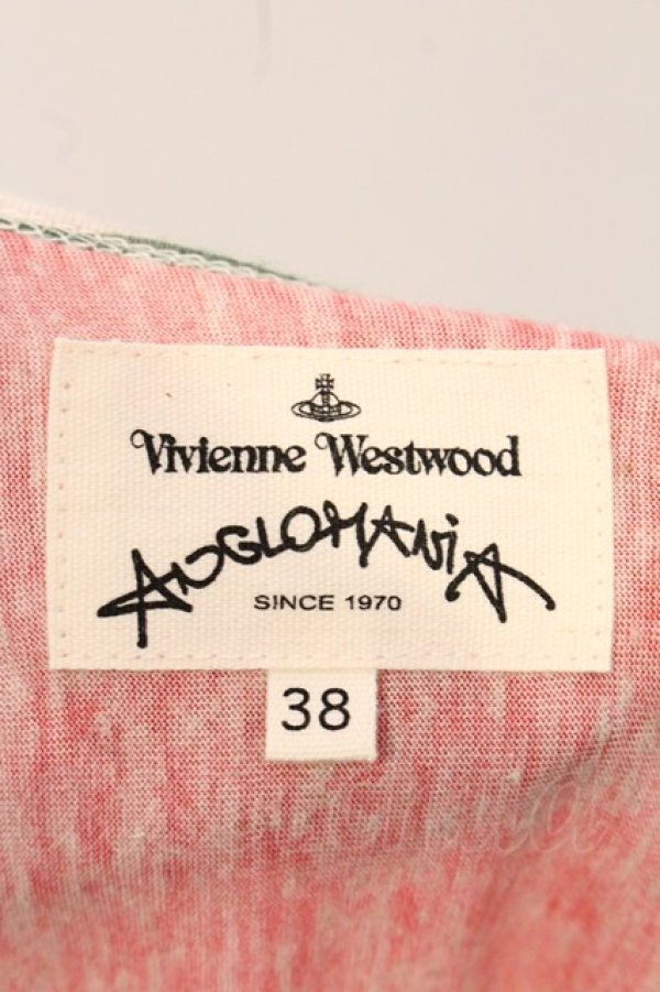 画像4: ANGLOMANIA 中古 / パターンプリントTシャツ 38 アイボリー×マルチ  O-26-04-26-019-ts-IG-OS (4)