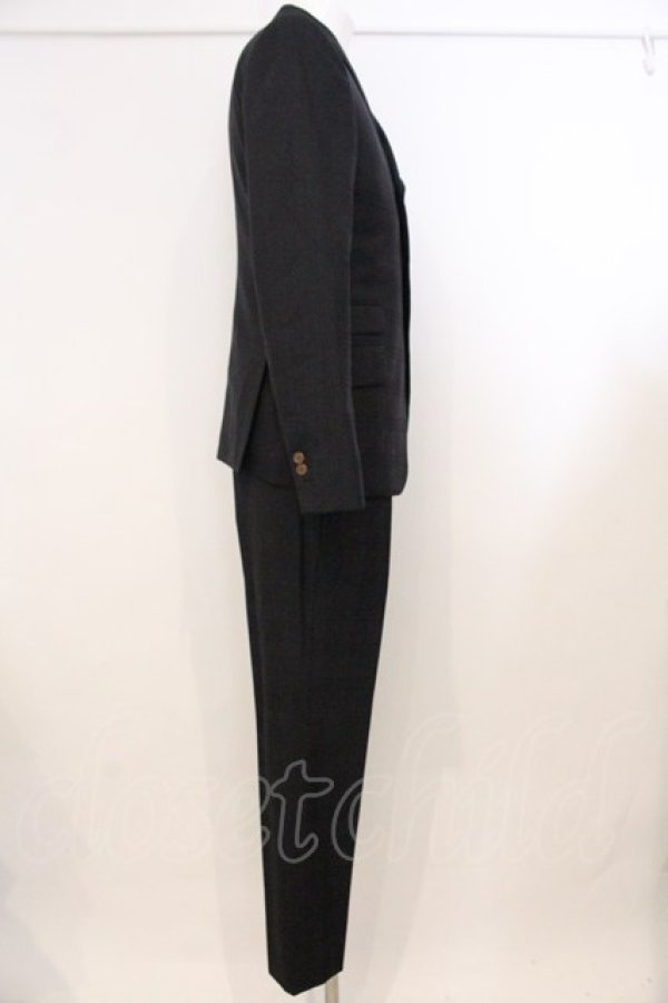 画像3: ヴィヴィアンウエストウッド MAN 中古 / 3ピーススーツ 46 ブラック  O-26-04-26-002-su-YM-OS (3)