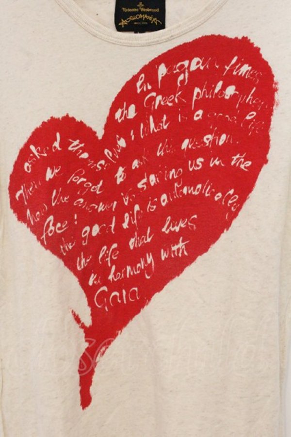 画像2: ANGLOMANIA 中古 / MONDAY TEE（マンデーティーシャツ） L アイボリー  O-26-04-26-020-ts-IG-OS (2)