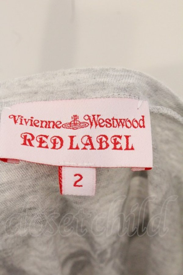 画像5: ヴィヴィアンウエストウッド 中古 / ボウプリントスクエアトップス  グレー  O-26-04-26-022-to-IG-OS (5)
