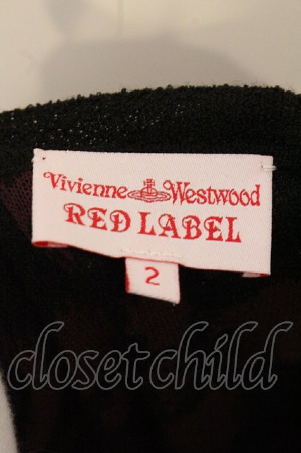 画像4: ヴィヴィアンウエストウッド 中古 / バイカラーレオパードロングカーディガン 2 ワイン×ブラック  O-26-04-26-024-to-IG-OS (4)