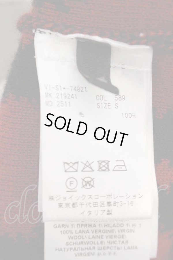 画像6: ヴィヴィアンウエストウッド 中古 / スクイグルニットプルオーバー S レッドｘブラック  O-26-04-26-026-rg-YM-OS (6)