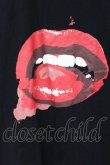 画像2: ヴィヴィアンウエストウッド 中古 / 回顧展限定リッププリントTシャツ M ブラック  O-26-04-26-027-to-IG-OS (2)