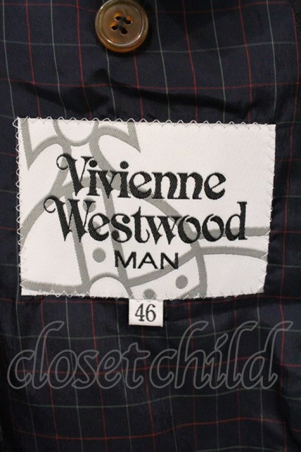 画像9: ヴィヴィアンウエストウッド MAN 中古 / 3ピーススーツ 46 ブラック  O-26-04-26-002-su-YM-OS (9)