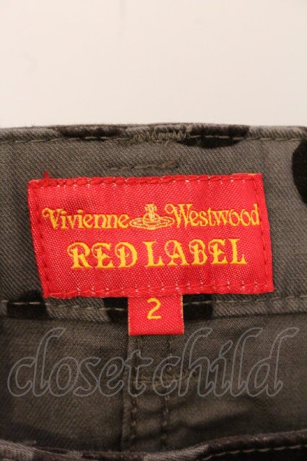 画像5: ヴィヴィアンウエストウッド 中古 / レオパードジャガードサブリパンツ 2 カーキ  O-26-04-26-031-pa-YM-OS (5)