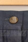 画像2: ヴィヴィアンウエストウッド 中古 / タックサルエルジョッパーズパンツ 2 ブルーグレイ  O-26-04-26-032-pa-YM-OS (2)