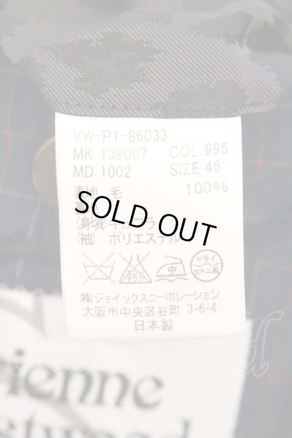 画像10: ヴィヴィアンウエストウッド MAN 中古 / 3ピーススーツ 46 ブラック  O-26-04-26-002-su-YM-OS (10)