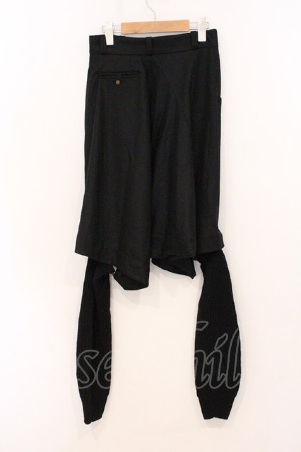 画像4: ヴィヴィアンウエストウッド 中古 / 変形サルエルパンツ 2 ブラック  O-26-04-26-033-pa-YM-OS (4)