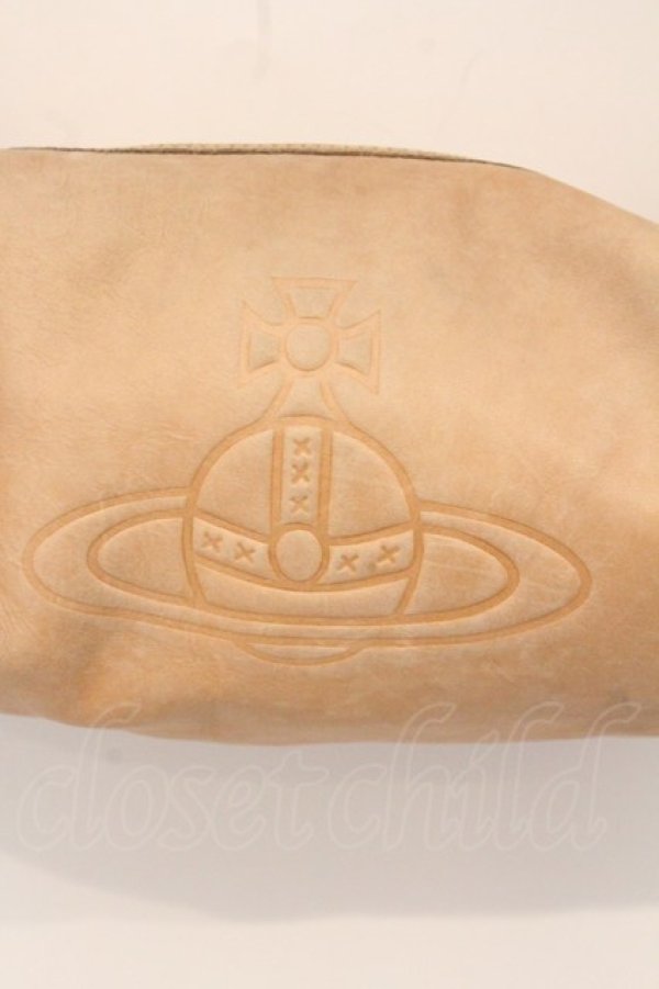 画像3: ヴィヴィアンウエストウッド 中古 / アコードドラムショルダーバッグ  ベージュ  O-26-04-26-037-ba-YM-OS (3)