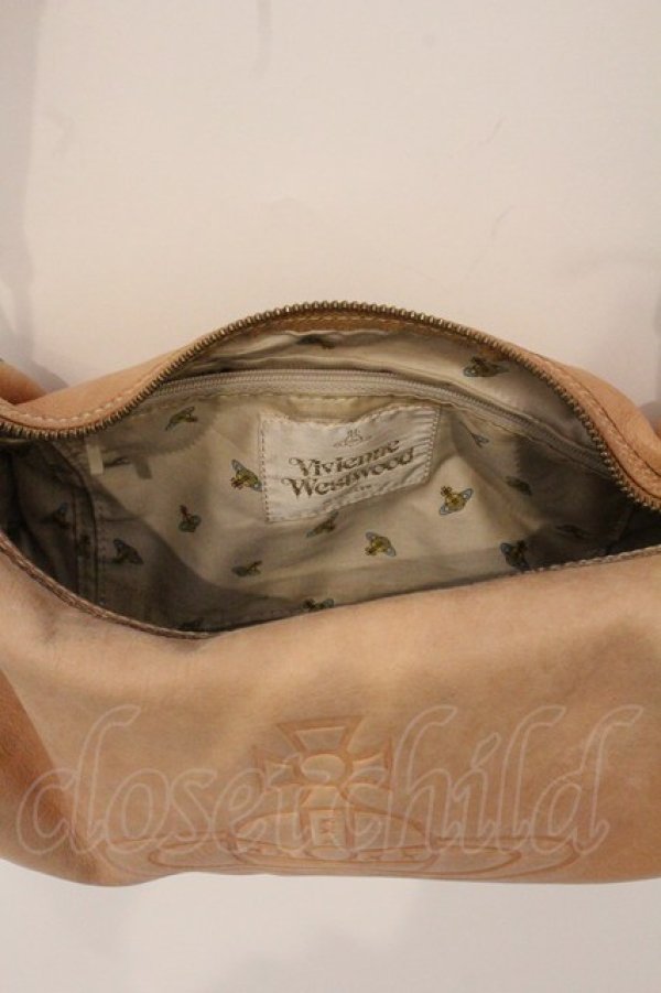画像6: ヴィヴィアンウエストウッド 中古 / アコードドラムショルダーバッグ  ベージュ  O-26-04-26-037-ba-YM-OS (6)