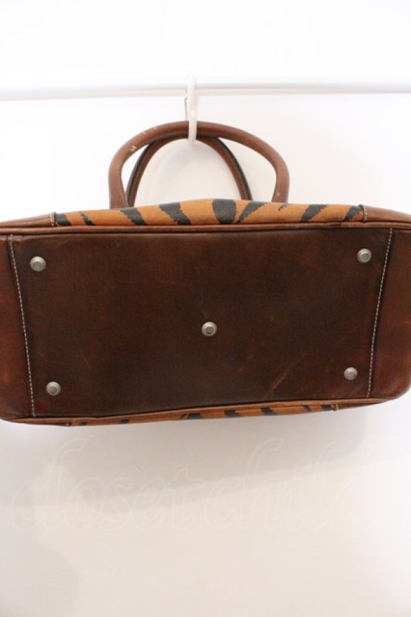 画像4: ヴィヴィアンウエストウッド 中古 / タイガーハンドバッグ  ブラウン  O-26-04-26-038-ba-YM-OS (4)