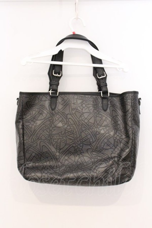 画像5: ヴィヴィアンウエストウッド 中古 / アーサー2wayショルダーバッグ  ブラック  O-26-04-26-043-ba-YM-OS (5)