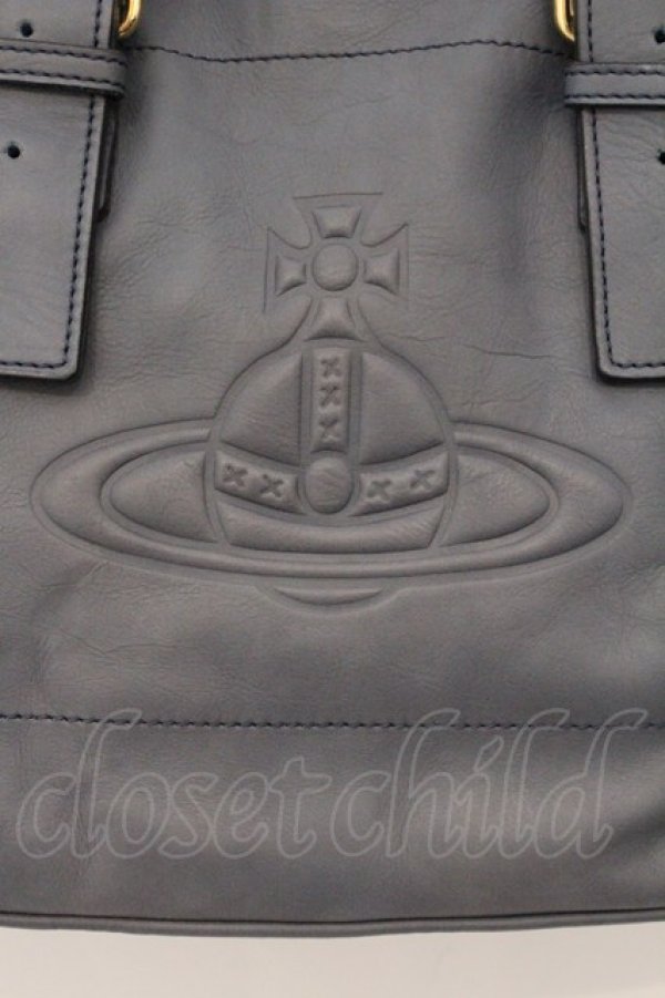 画像2: ヴィヴィアンウエストウッド 中古 / アコードショルダーバッグ  ブルー  O-26-04-26-044-ba-YM-OS (2)