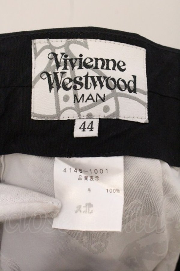 画像9: ヴィヴィアンウエストウッド MAN 中古 / シングルスーツセットアップ 44 ブラック  O-26-04-26-003-su-YM-OS (9)