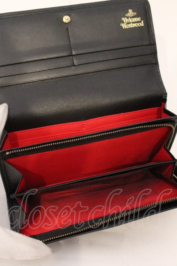 画像5: ヴィヴィアンウエストウッド 中古 / TARTAN LF長財布  レッド×ブルー×グリーン  O-26-04-26-050-wa-IG-OS (5)