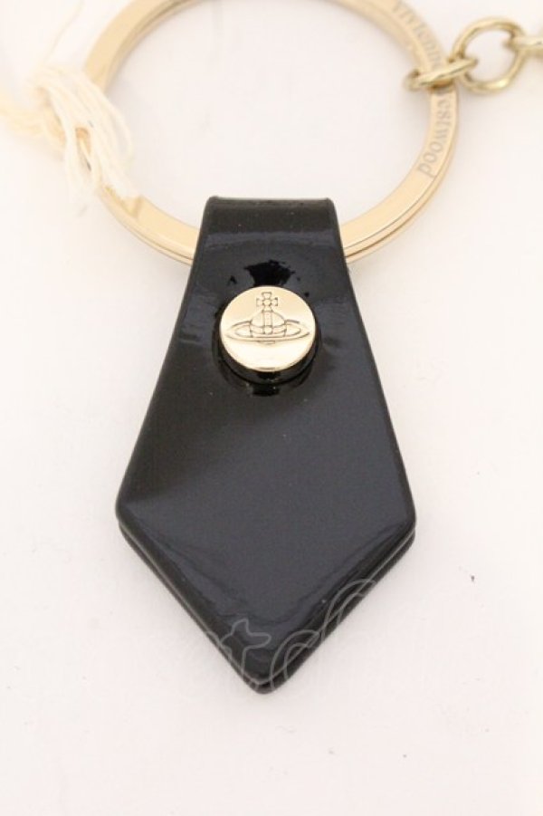 画像3: ヴィヴィアンウエストウッド 中古 / Hammered ORB （ハマードオーブ）キーリング  ゴールドｘブラック  O-26-04-26-058-gd-YM-OS (3)