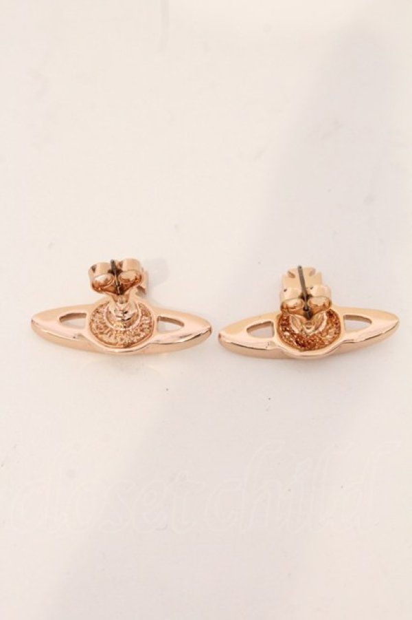 画像4: ヴィヴィアンウエストウッド 中古 / SMALL NEO BAS RELIEF EARRINGS(スモールネオバスレリーフピアス)  ゴールド×ホワイト系  O-26-04-26-062-er-IG-OS (4)