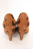 画像5: ヴィヴィアンウエストウッド×Melissa 中古 / レオパードアニマルトゥシューズ JPN 23 1/2cm フロッキーブラウン  O-26-04-26-066-sh-IG-OS (5)