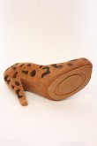 画像8: ヴィヴィアンウエストウッド×Melissa 中古 / レオパードアニマルトゥシューズ JPN 23 1/2cm フロッキーブラウン  O-26-04-26-066-sh-IG-OS (8)