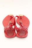画像5: ヴィヴィアンウエストウッド×Melissa 中古 / ボタンサンダル JPN23　1/2cm レッド  O-26-04-26-067-sh-IG-OS (5)