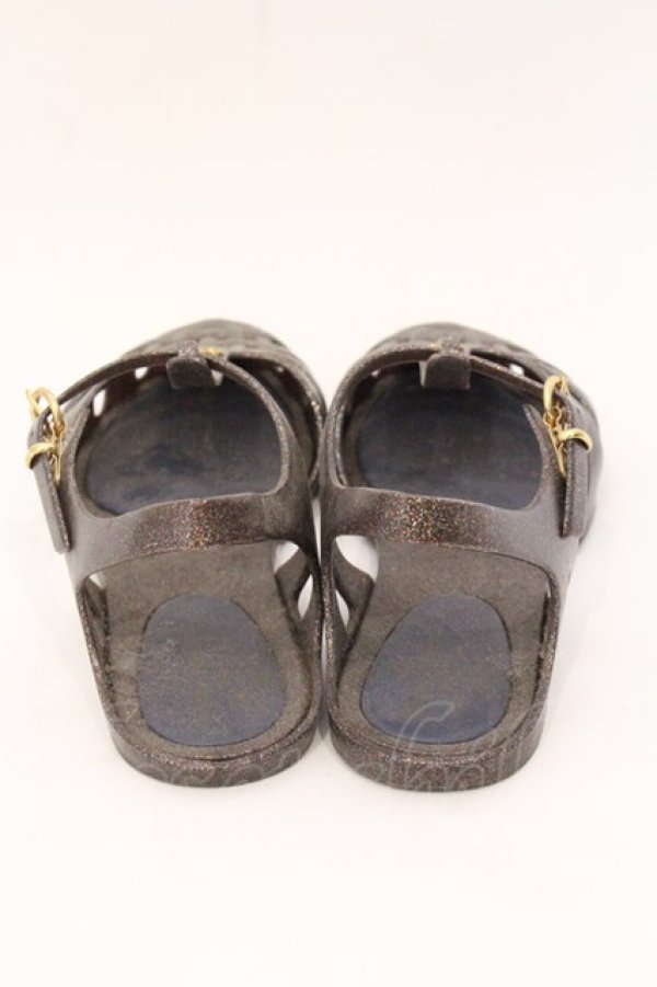 画像6: ヴィヴィアンウエストウッド×Melissa 中古 / ARANHA HITSフラットサンダル 23　1/2cm マルチカラーグリッター  O-26-04-26-068-sh-IG-OS (6)